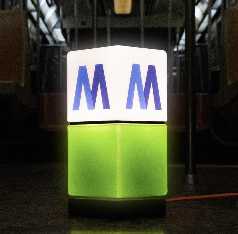 Only NY x MTA Table Lamp inspired by New York subway design, blending minimalism and urban storytelling